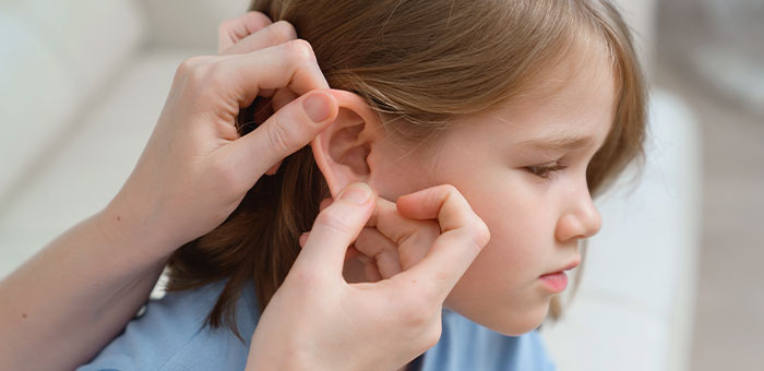 patient needing ear infection treatment in Ontario