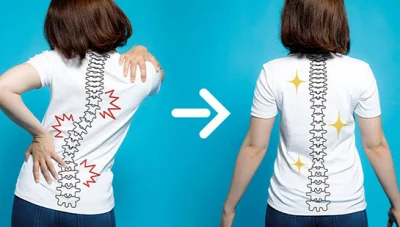 patient with good posture after chiropractic treatment from Ontario chiropractor